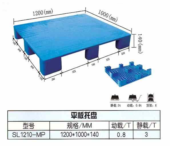 供应供应平板九脚塑料托盘